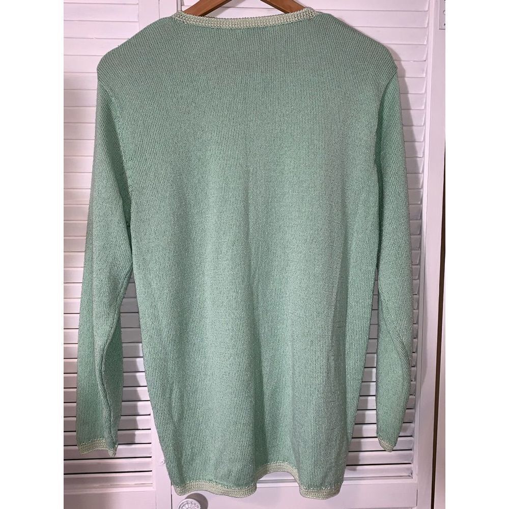 Vintage Pastel Embroidered Knit Sweater Large‎ - Picture 15 of 16